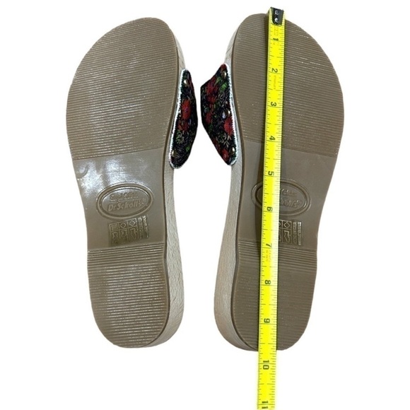 GANNI X Dr. Scholl Red Floral Slip on Low Heel Sandal Clogs Size 8 NEW - Picture 10 of 12